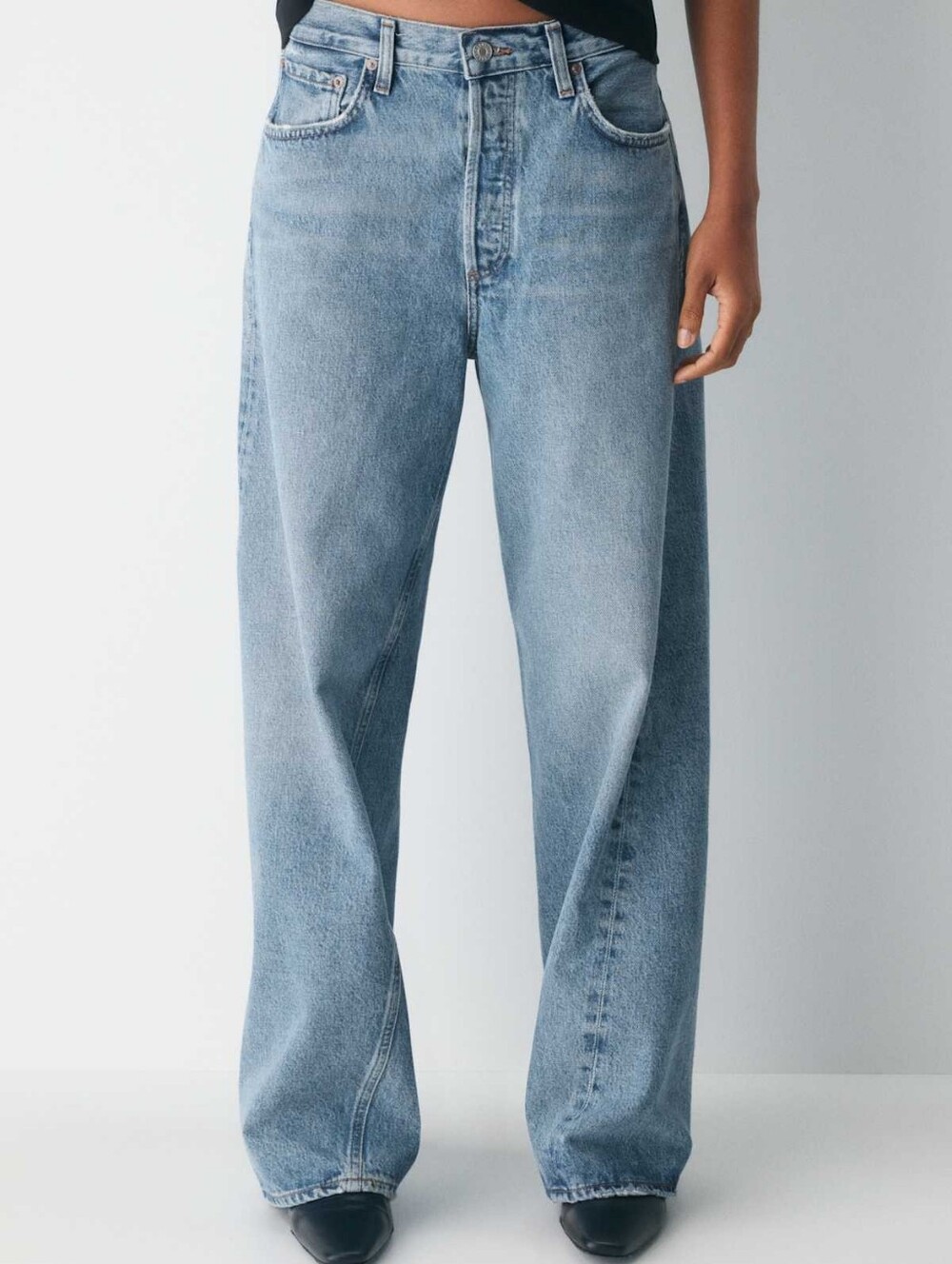 Agolde Twist Low Slung Baggy Jeans